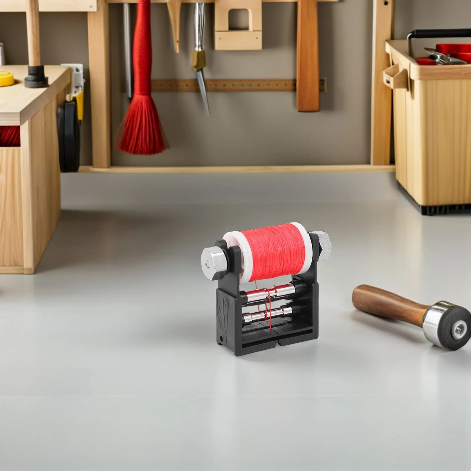 

Инструмент для намотки тетивы с регулируемым натяжением и гладким металлическим выходом для составных луков и луков с изогнутой тетивой