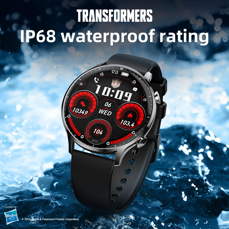 TRANSFORMERS TF-H11 2024 Multi-function Smartwatch Waterproof Bluetooth Voice Calling Health Fitness Tracking Smart Watch Man