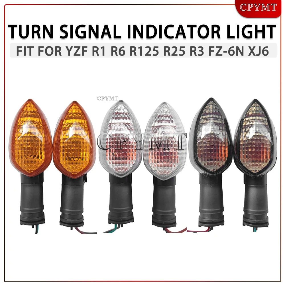 Motorcycle Turn Signal Light Indicator Lamp Fit For YZF R1 R6 R125 R25 R3 FZ-6N XJ6 Front Back Blinker Bulb