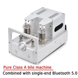 AMXEKR Tube Power Amplifier FU30 Pure Class A Bile Machine Fever Grade Combined with Single-ended Bluetooth 5.0