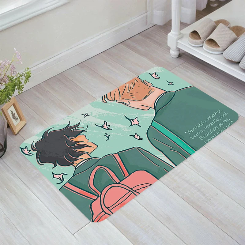 

Carpets Heartstopper Love TV Drama Floor Mat Carpet Entrance of House Kitchen Rug Room Rugs Balcony Home Foot Doormat Door Mats