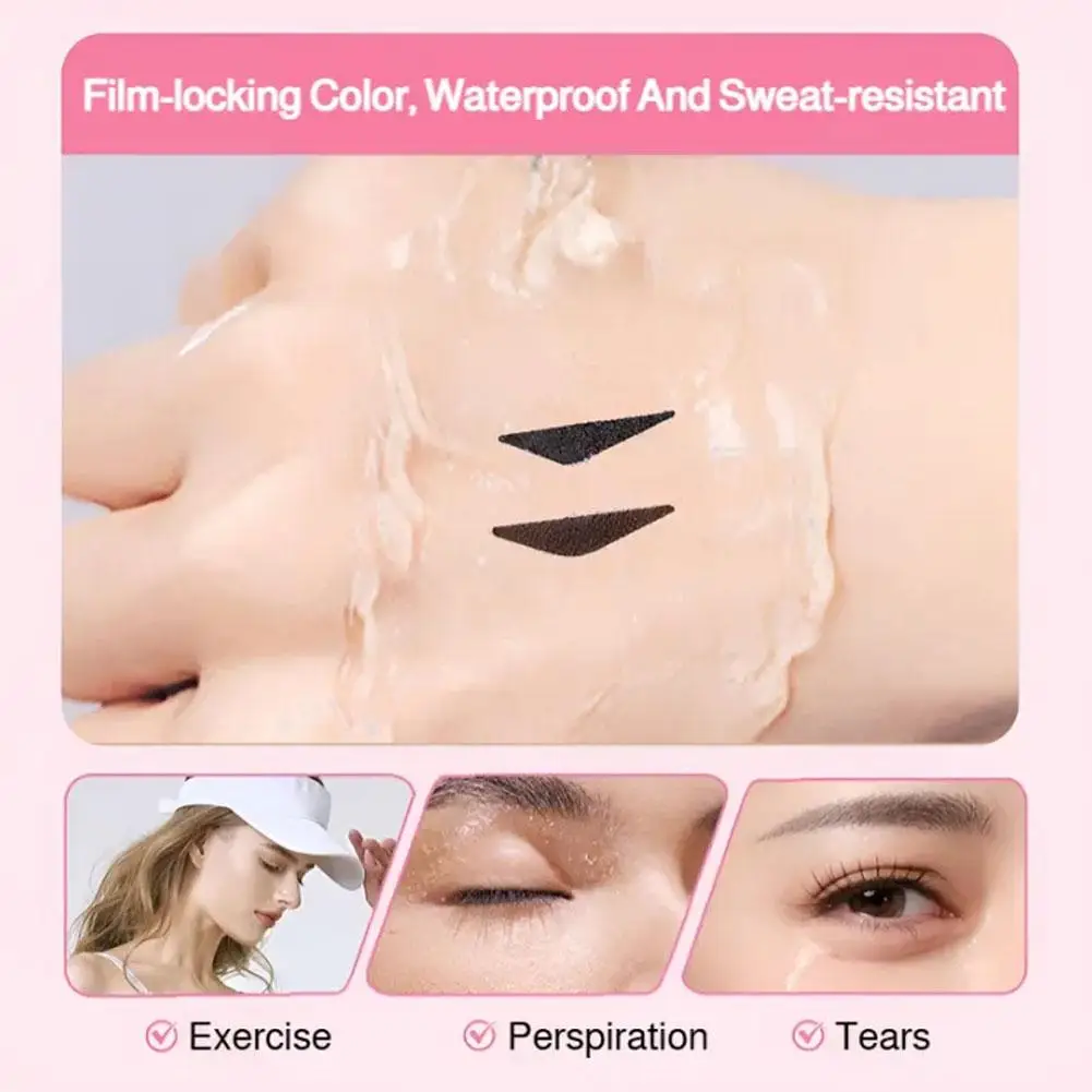 Lazy Integrated Eyeliner Stamp Lasting Waterproof Liquid Eye Liner Symmetric Precise Outline Seal Easy To Wear Eyeliner Beginner