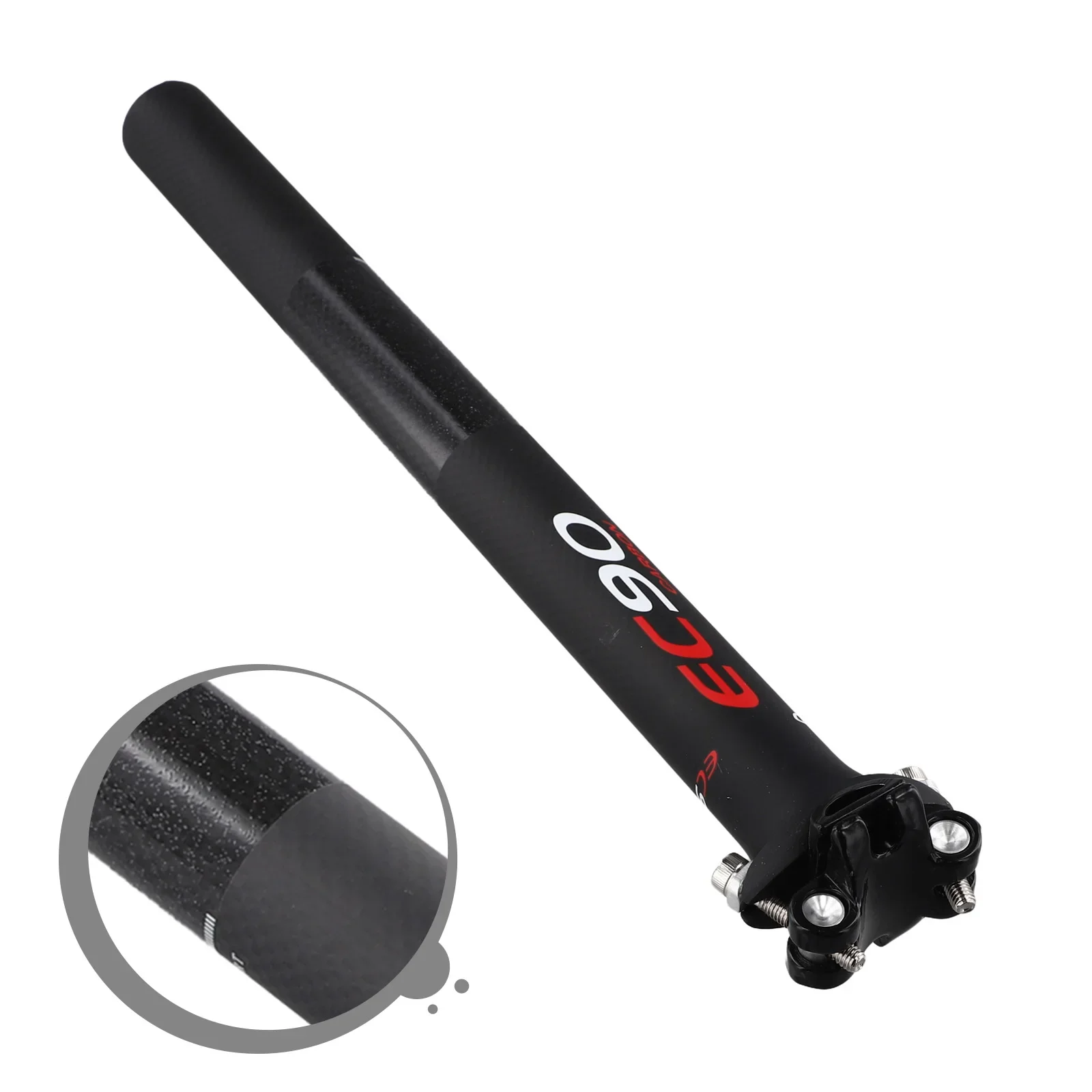 For Mountain Bike 1* Carbon Fiber Carbon Fiber 27.2/30.8/31.6mm Carbon Fiber High-Strength Joint Seatpost Joint-Seatpost