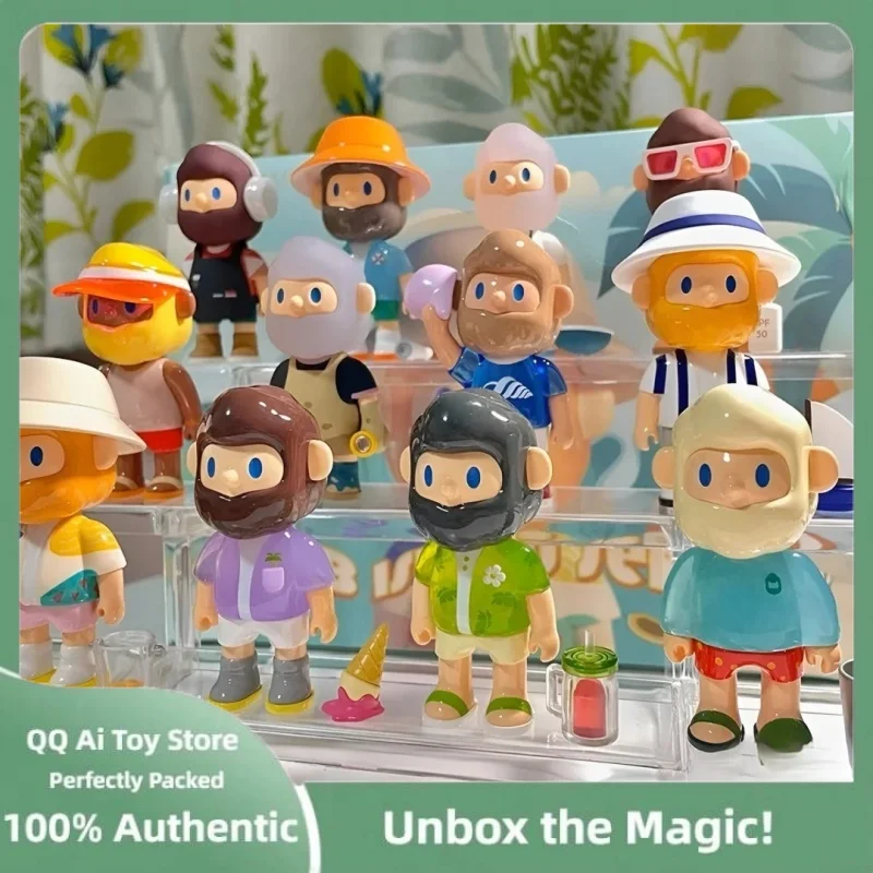 Original Finding Unicorn Farmer Bob Blind Box Island Series Anime Mysterious Surprise Figure Decor Pvc Model Doll Brithday Gifts