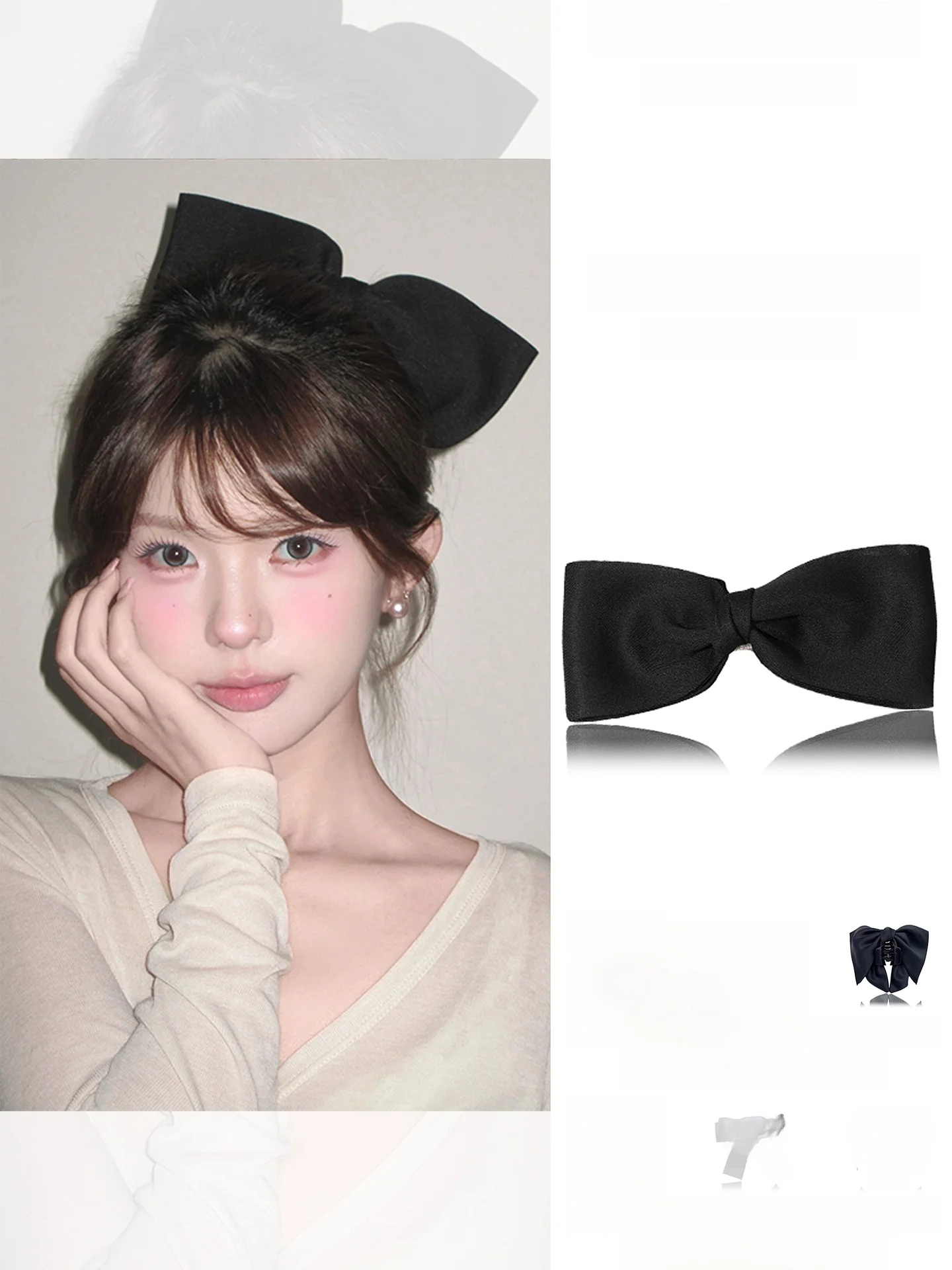 ele-bla-bow-hair-clip-princ-feel-retro-sle-acessorios-de-cabelo-frances-sle-9cm-tamanho-adequado-para-varios-pes-de-cabelo