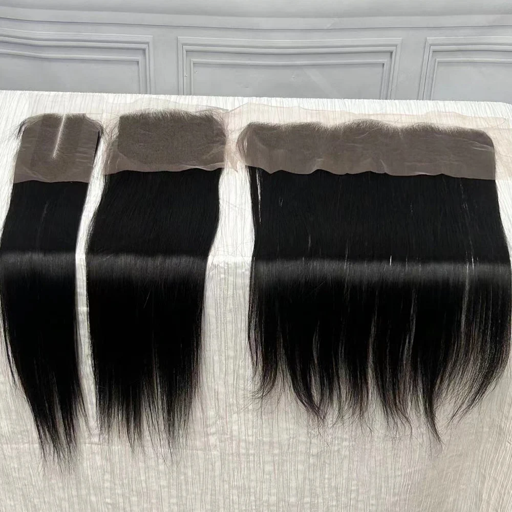 

Прямые 13x4 5x5 2x6 прозрачные кружевные фронтальные человеческие волосы, прямая застежка, предварительно выщипанная линия волос, кружевная передняя часть для чернокожих женщин