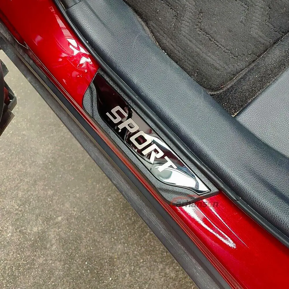 For Chevrolet Cruze 2015-2025 Door Sill Cover Trim Styling Car Threshold Pedal Stickers Exterior Protect Accessories 4pcs