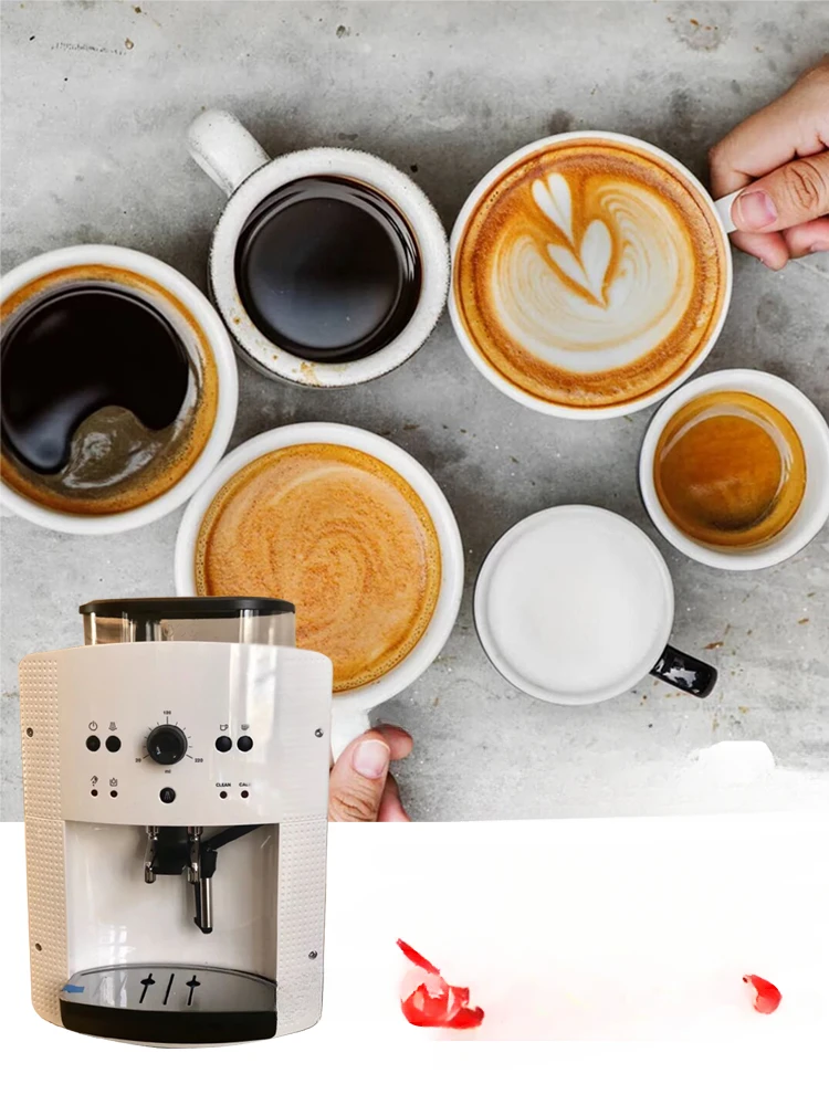 Household Small Automatic Grinding Coffee Machine Italian Frothed Milk Office