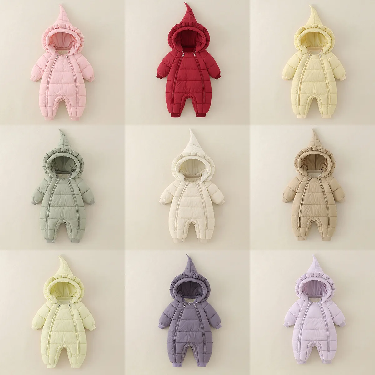 Jumpsuit Rompers Climbing Clothes Outerwear Thick Jackets Coats Childrens Outfit Kids Autumn Winter Baby Outdoor Thick New Warm