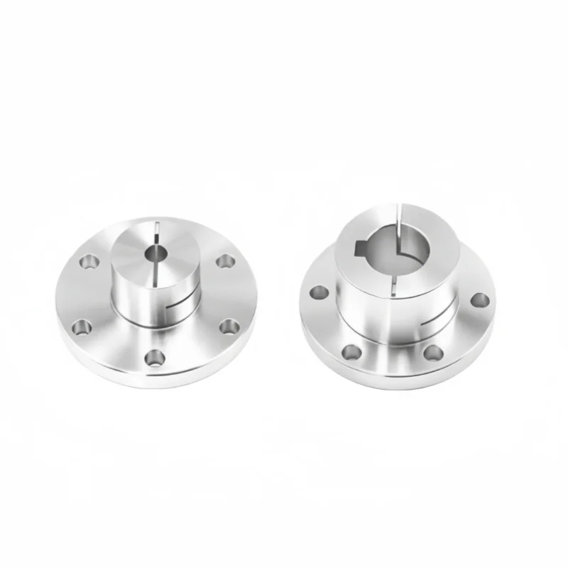 High-torque flange coupling High-quality Industrial-grade Locking Type Aluminum Alloy Flange With Key Groove (Hole 5-18mm)