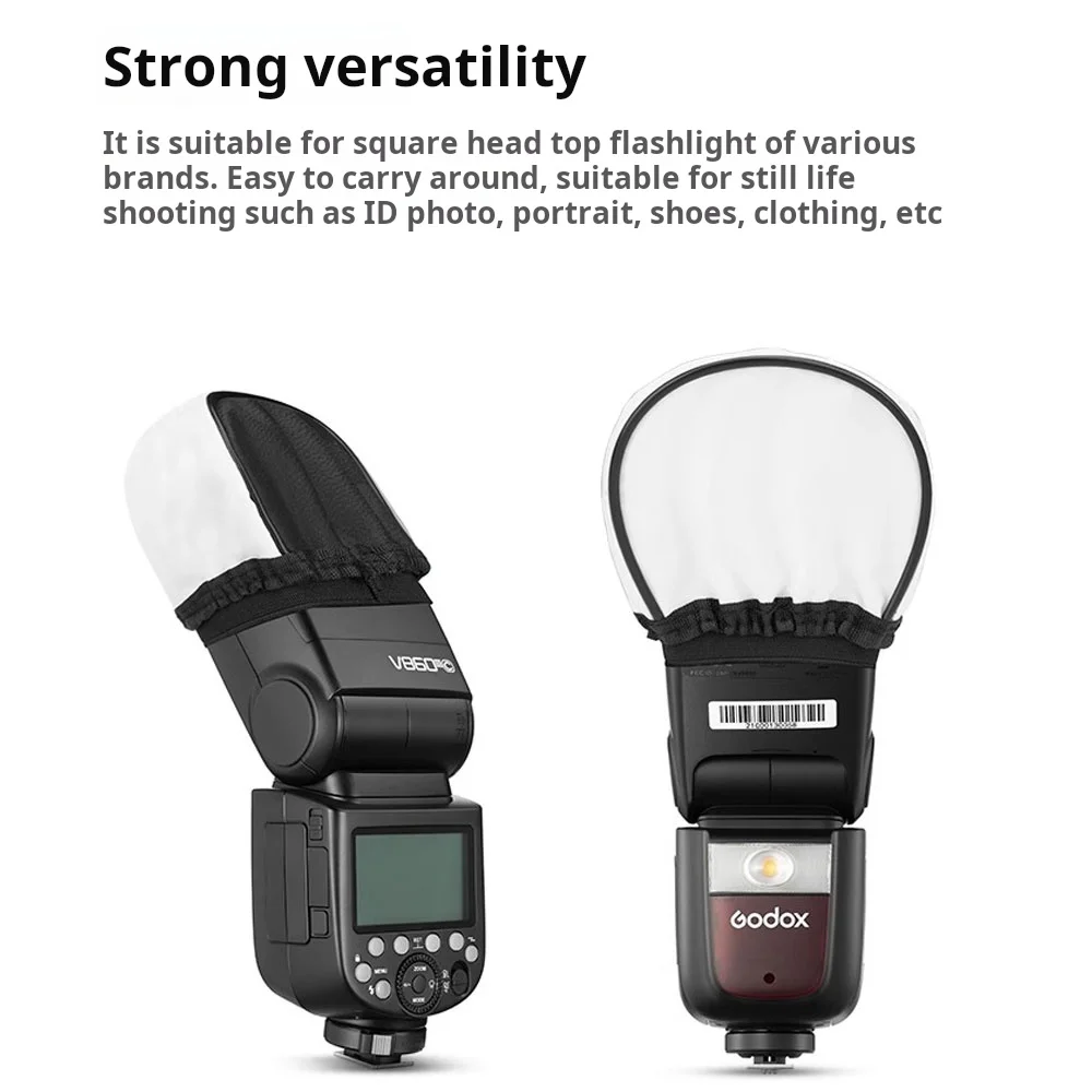 Универсальный Рассеиватель вспышки камеры Speedlite Softbox Замена для Canon Nikon Sony Godox V860 Yongnuo on-Camera Flash
