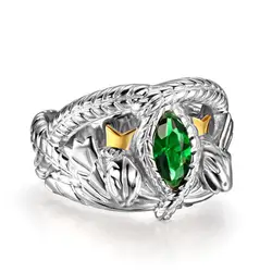 LOTR 925 Sterling Silver Aragorn Ring Of Barahir Wedding Ring Fashion Men Jewelry Gift High Quality