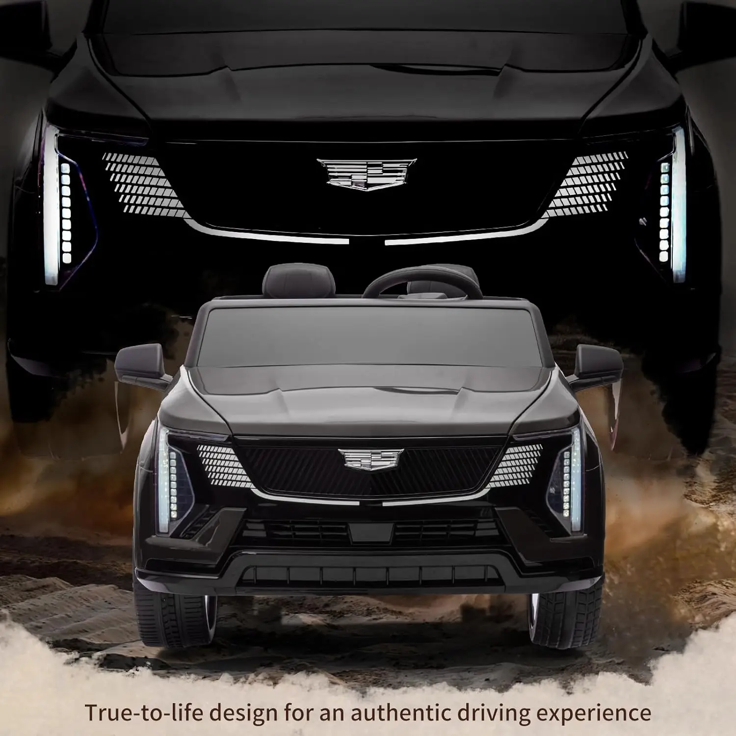 Autko elektryczne 24V, licencjonowane pojazdy akumulatorowe z pilotem, 2-osobowe, 4-kółowe amortyzatory, muzyka, światła LED