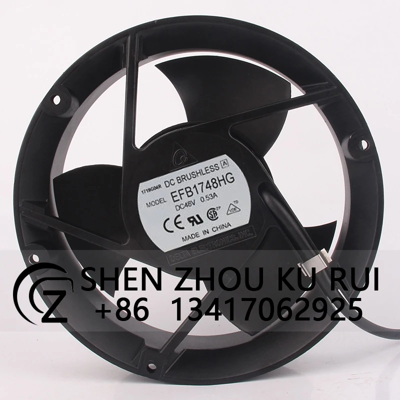 

Case Fan Dual Ball Bearing for Delta EFB1748HG 172*150*50MM 48V 0.53A 17251 Full Circle Communication Equipment Cooling Fan