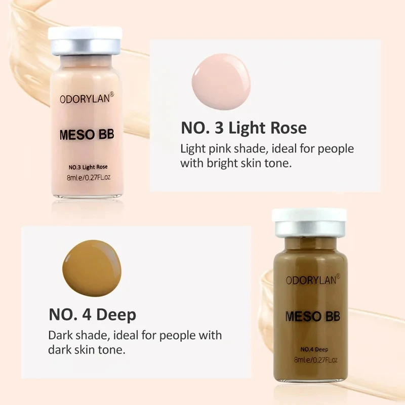 BB Cream Glow Essence Pigment Starter Set CC Cream Facial Skin Care Essence Ampoule Foundation Concealer Easy Makeup Foundation