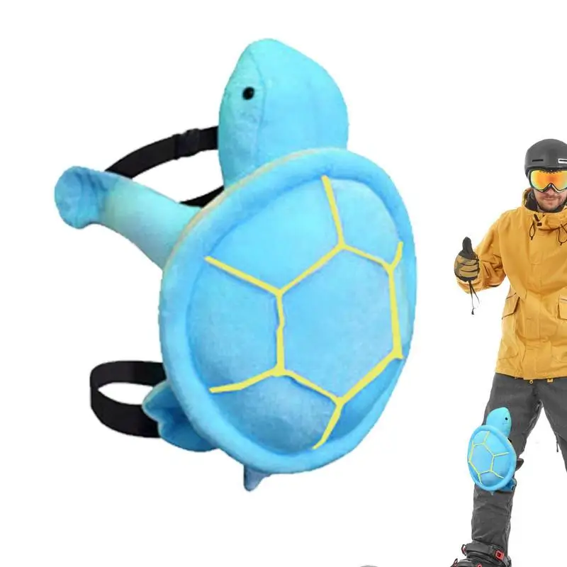Rodilleras lindas para snowboard con almohadilla para el trasero y la cadera | Equipo de protección de esquí anticaída protección de cadera de tortuga almohadillas protectoras de esquí suaves anticaída