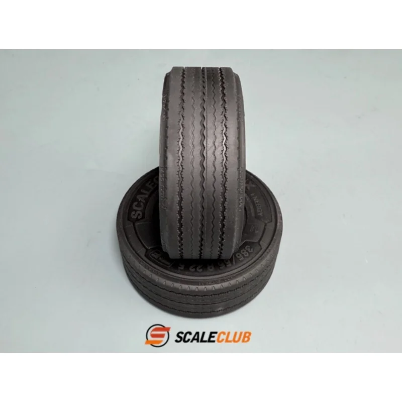 Scaleclub Modell für 1:14 Tamiya Traktor-LKW Ouka Wind Belt Mudblock Edge Mi Fat Tire RC-Zubehör – Detail 5
