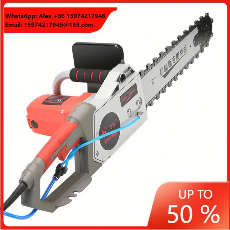 Wholesale Handheld High Quality Electric Concrete Wall Cutting Machine Tile Saw Wood Saw Hardened Diamond Chain Waterflood Dust