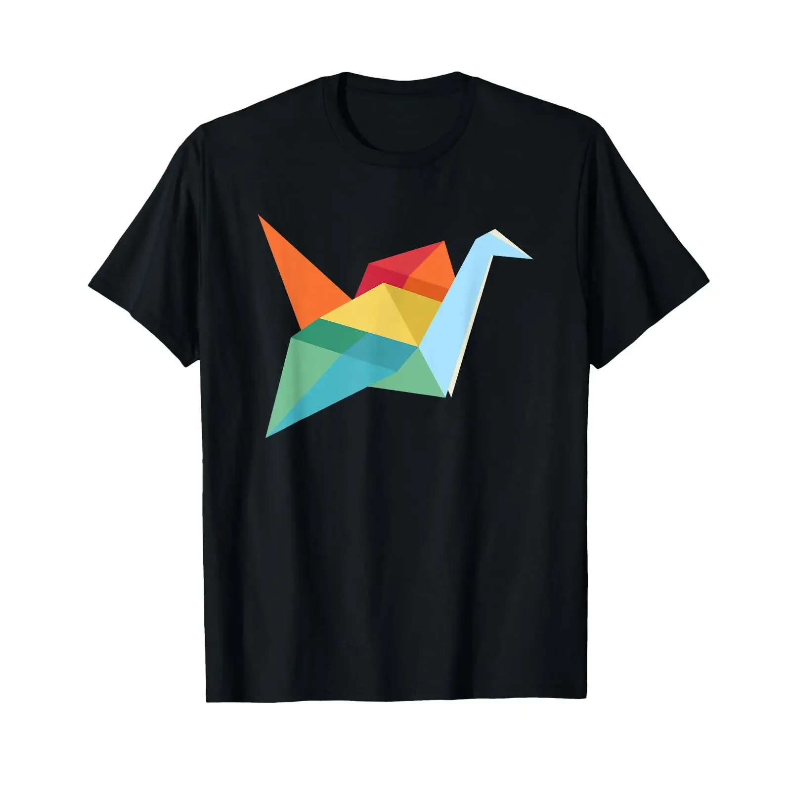 Origami Folding Paper Crane Japanese Culture Retro Vintage T Shirt vintage Washed Slightly Stretched graphic designer clothes