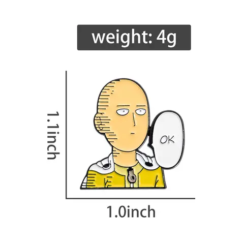 8 best sales One Punch Man-pin - №2