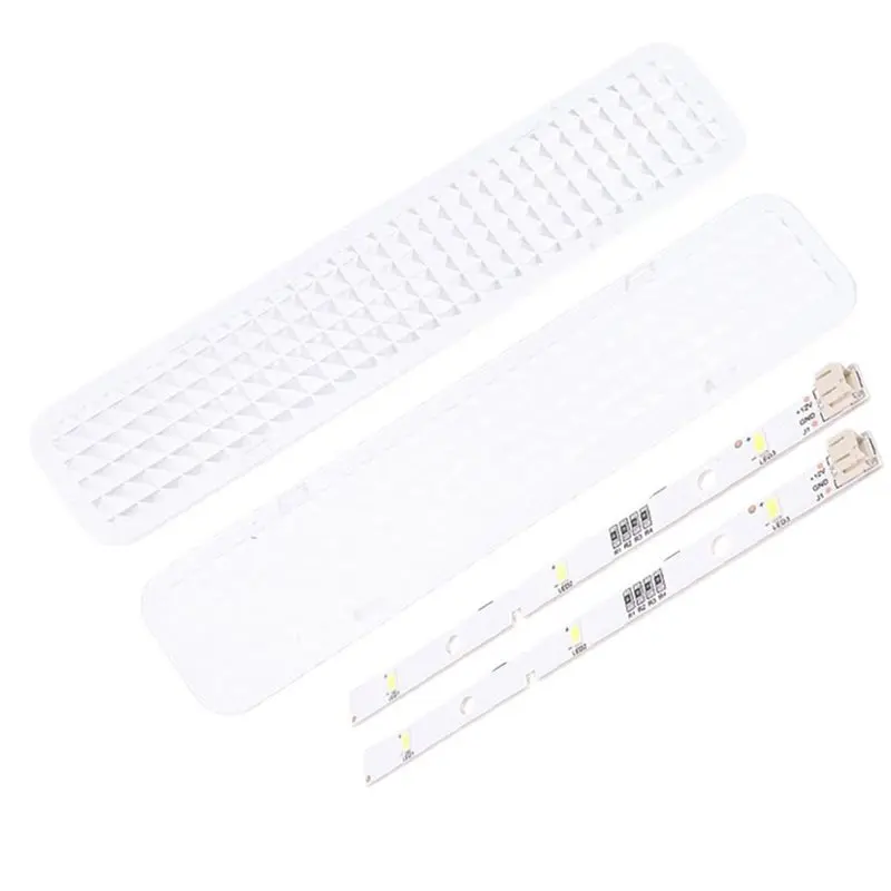 【NEW PRODUCTS TO BE RELEASED IN 2026 】DC12V 2W LED Strip Light Bar- 2 Pair For Ronshen Freezer Refrigerator-E349766 Model Code-M