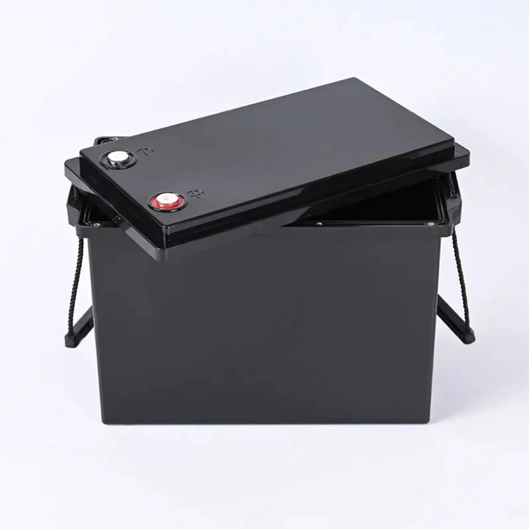 12V Glue Sealed Waterproof ABS Battery Enclosure LiFePO4 Energy Storage Power Box Plastic Shell For Lead Battery Upgrade