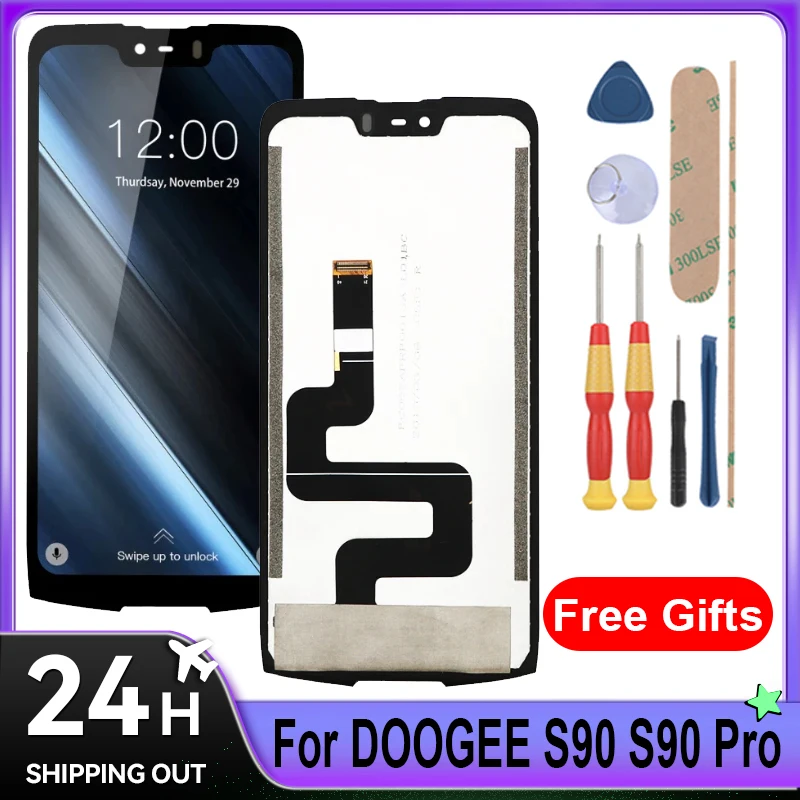 For DOOGEE S90 S90 Pro S60 X95 S70 LCD Display + Touch Screen Full Assembly Mobile Phone Replacement Parts With Tools