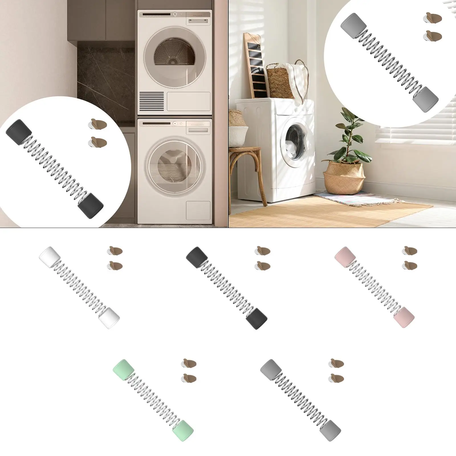 Soporte de ventilación para puerta de lavadora, accesorios abiertos para puerta de lavadora