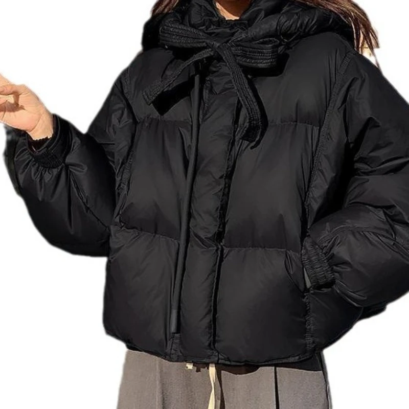 2025 Winter Short Korean Version with Loose and Thickened Women's Cotton-padded Jacket Coat