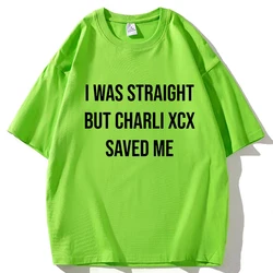 Charli XCX Brat T Shirt 2024 New Album Funny Men/women Clothing Sweatshirt Retro Vintage Summer Tops Cotton Harajuku T Shirt