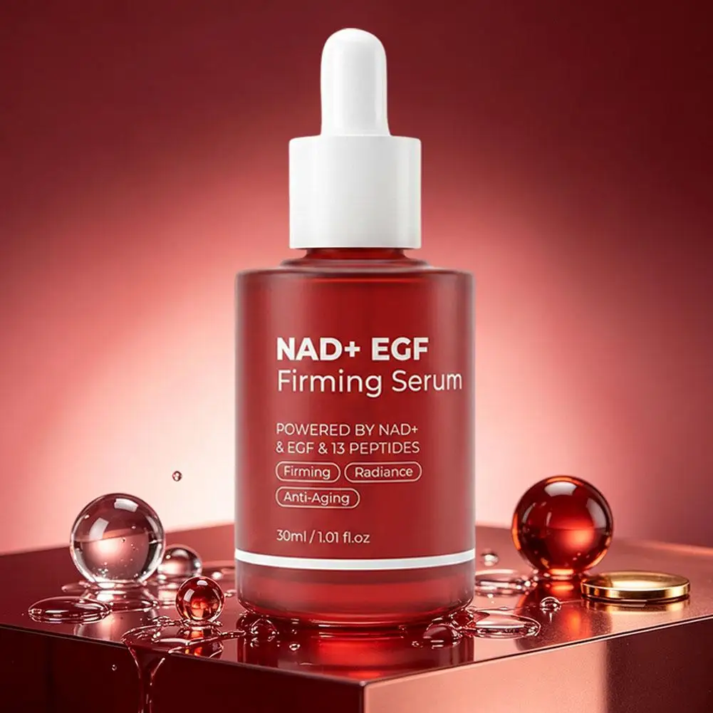 NAD+ EGF Straffendes Serum Strahlkraft-Verstärker Tiefenhydratation Hautreparatur Anti-Falten Tägliches Gesichts-Essenz-Serum 30ml – Detail 7