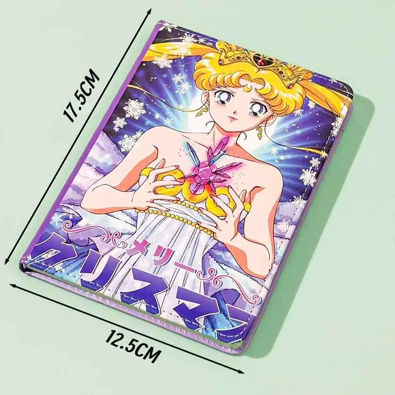 Sailor Moons Notizbuch - Premium PU-Leder-Einband Lebendig Farbige Innenseiten Ästhetisches Handjournal für Studenten & Anime-Fans – Detail 7