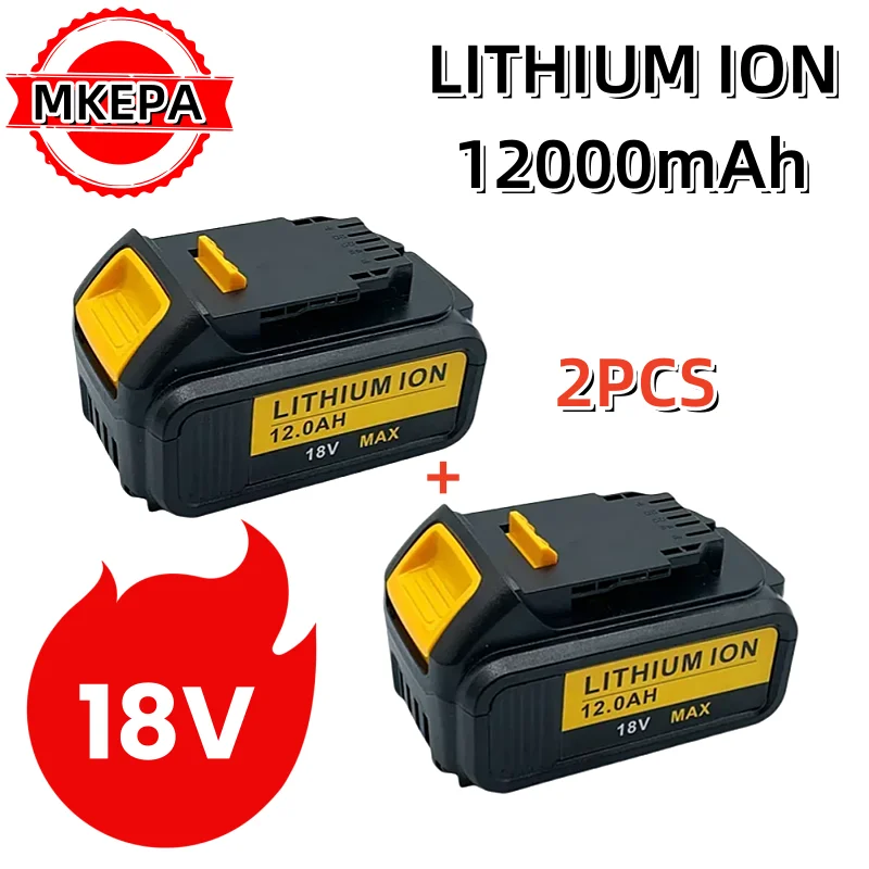 

18V 12000mAh Li-ion Battery DCB180 Rechargeable Battery For DEWALT DCB180,DCB181 XJ DCB200,DCB201,DCB201-2,DCB204,DCB20