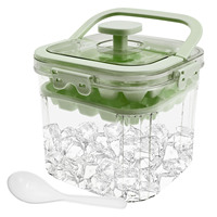 5L Ice Cube Plastic Molds Ice Cube Maker Square Tray Mold Ice Ball Maker Ice Bucket 48 Grids Trays for Freezer Whiskey Ice Mould