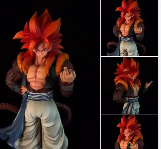 30 cm Dragon Ball Gogeta Figuur Super Saiyan 4 Rood Haar Gogeta Beeldje Pvc Standbeeld Anime Model Verzamelen Kamer Ornament speelgoed Geschenken