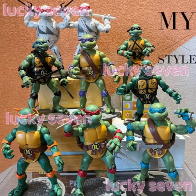 In Stock Classic Playmates Ninja Turtles Tmnt 1988 Leonardo Raphael Donatello Action Figure Movie Anime Toy Gift Ornaments