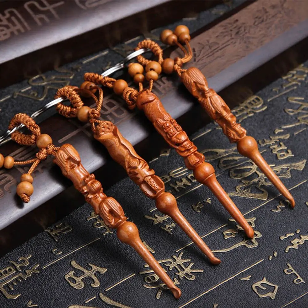 Wood Ear Tool Walnuts Ear Wax Remover Sculpture Cleaner Cleaning Ears Earwax EarPick Ear Care