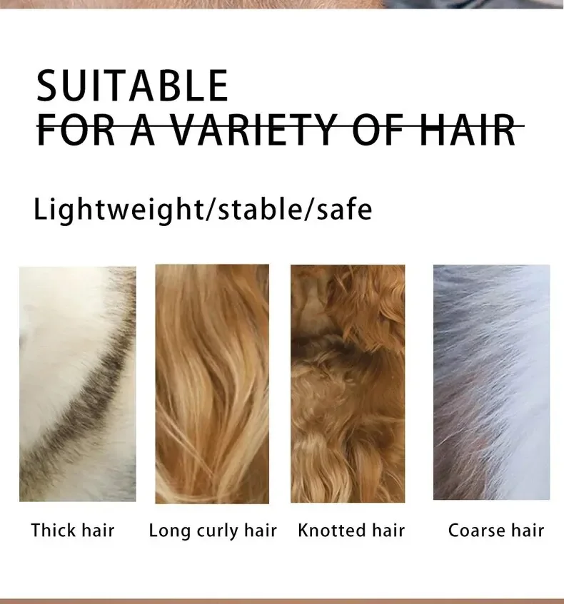 ماكينة حلاقة للحيوانات الأليفة الكلب المقص مجموعات الكلب الشعر الاستمالة الحلاق المتقلب مجموعة اللاسلكي قابلة للشحن ماكينة حلاقة الحيوانات الأليفة مستلزمات الحيوانات الأليفة