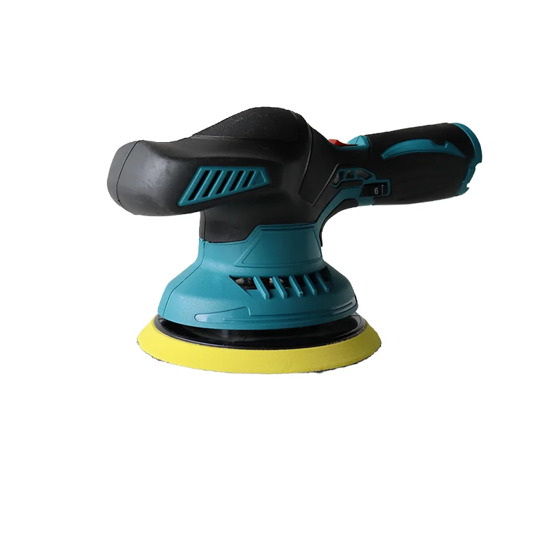 Wholesale 6-inch double-action wireless car polisher, mini battery, industrial-grade car polisher and polishing grinder view 3