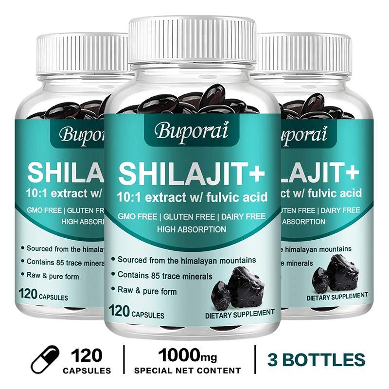 Shilajit - Brain, Focus, Memory and Immune Health, Reduce Fatigue and Improve Endurance