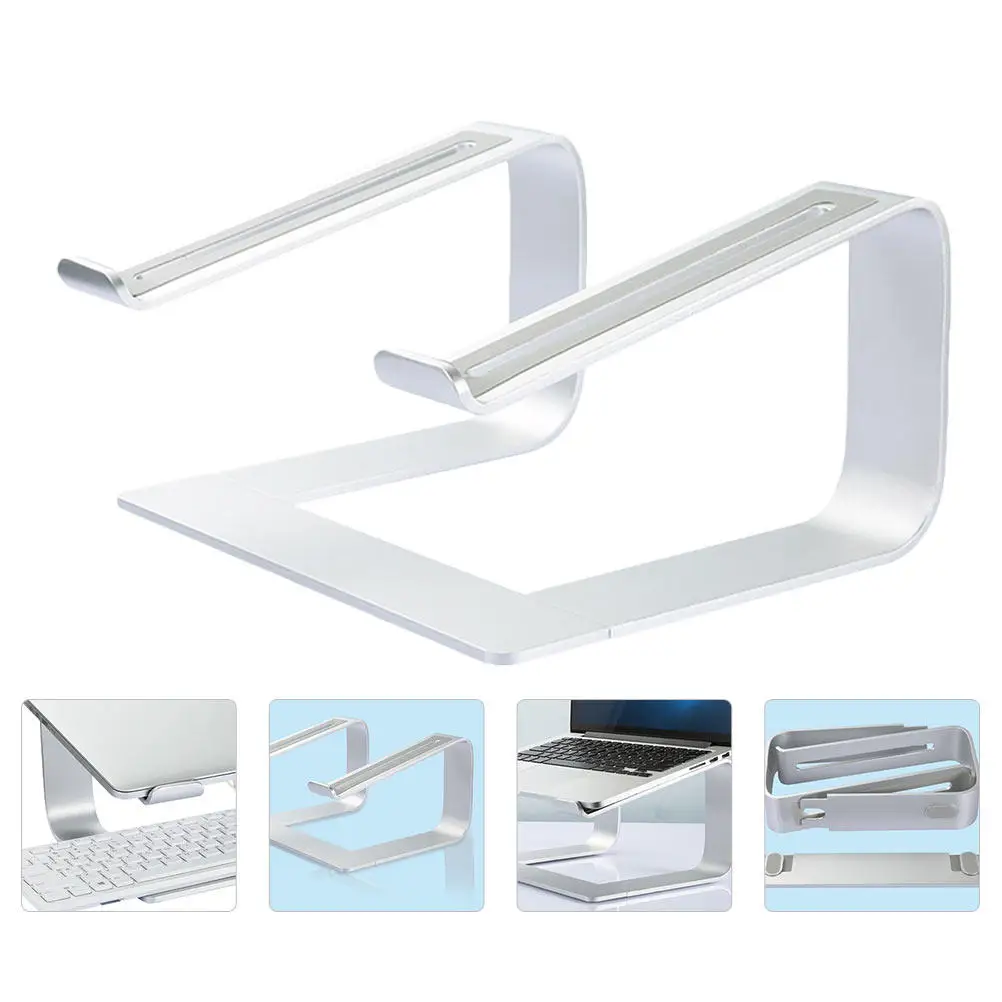 

1Pcs Aluminum Alloy Laptop Support Stand Detachable Computer Holder Anti-Slip Ventilated Stable Rack for Office Home
