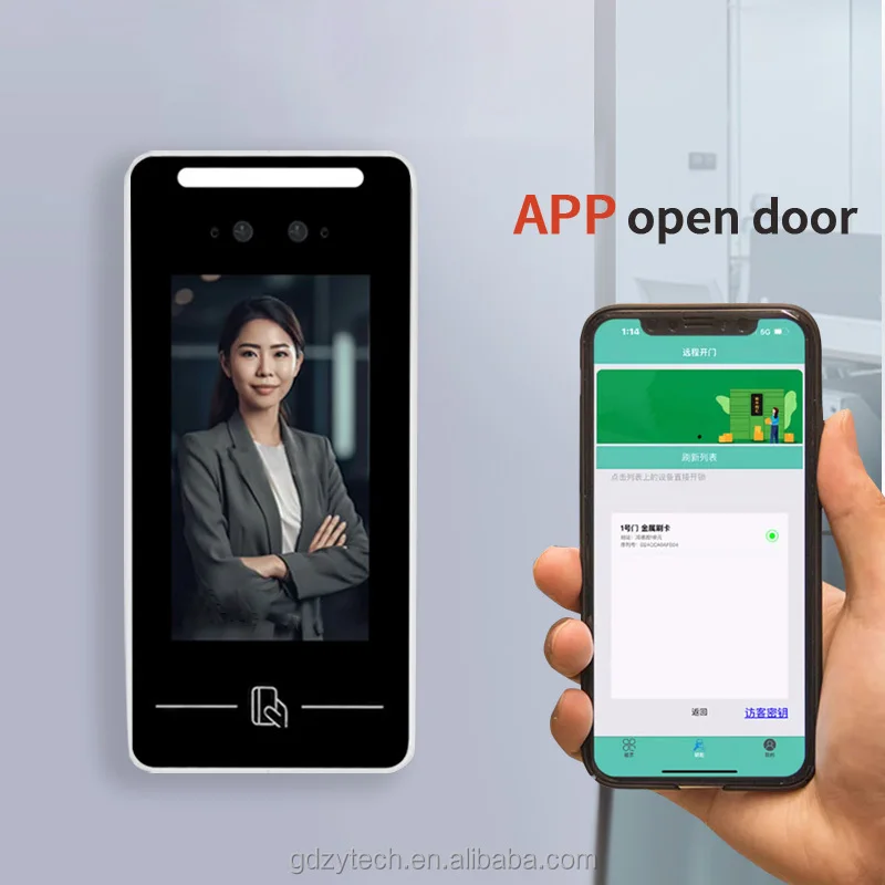 Dynamic Face Recognition Termina Wifi TCP/IP Access Control System Biometric Face Recognition Attendance Machine