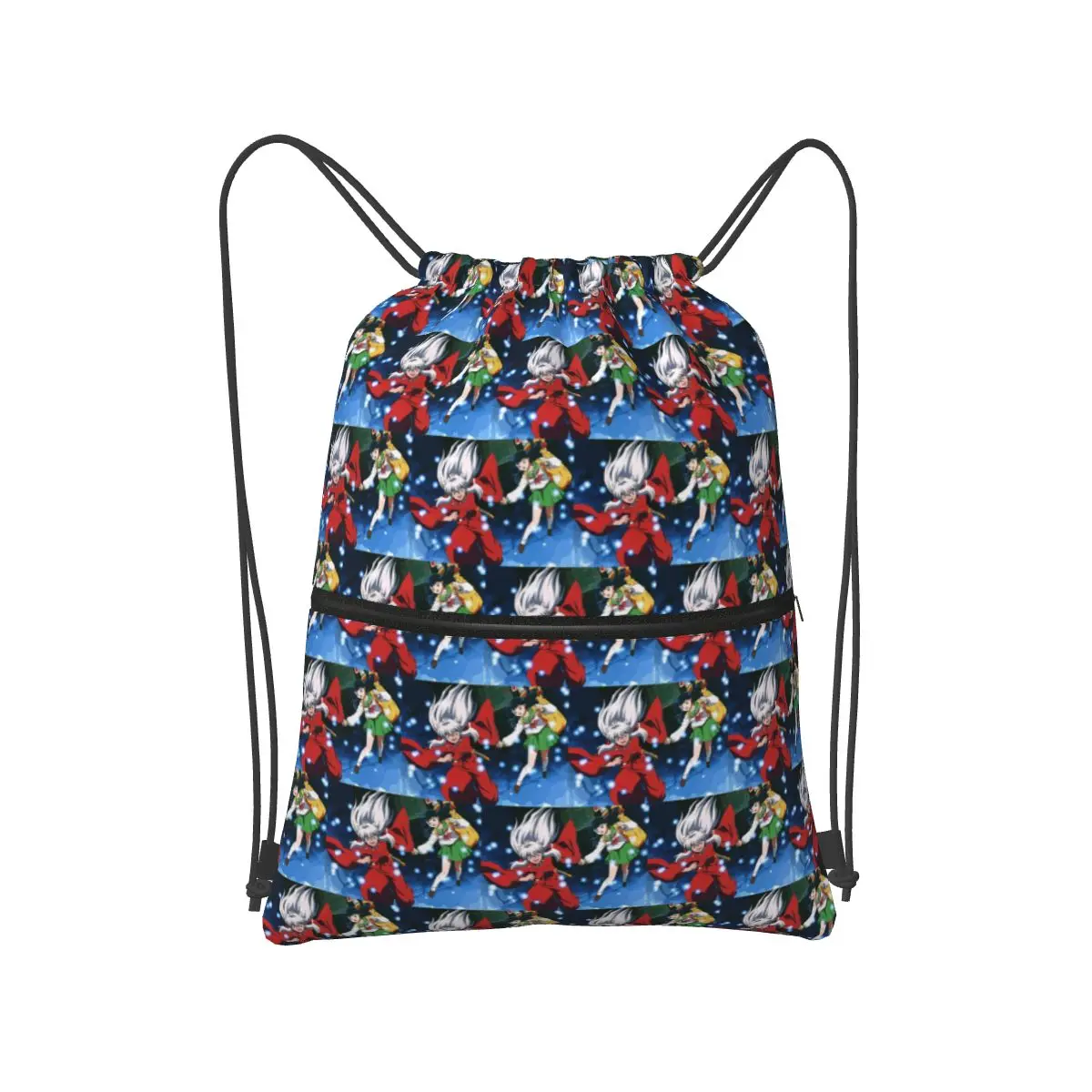 

Inuyasha Anime Kagome Higurashi Backpacks Portable Drawstring Bags Sports Bag Book Bags for Travel School