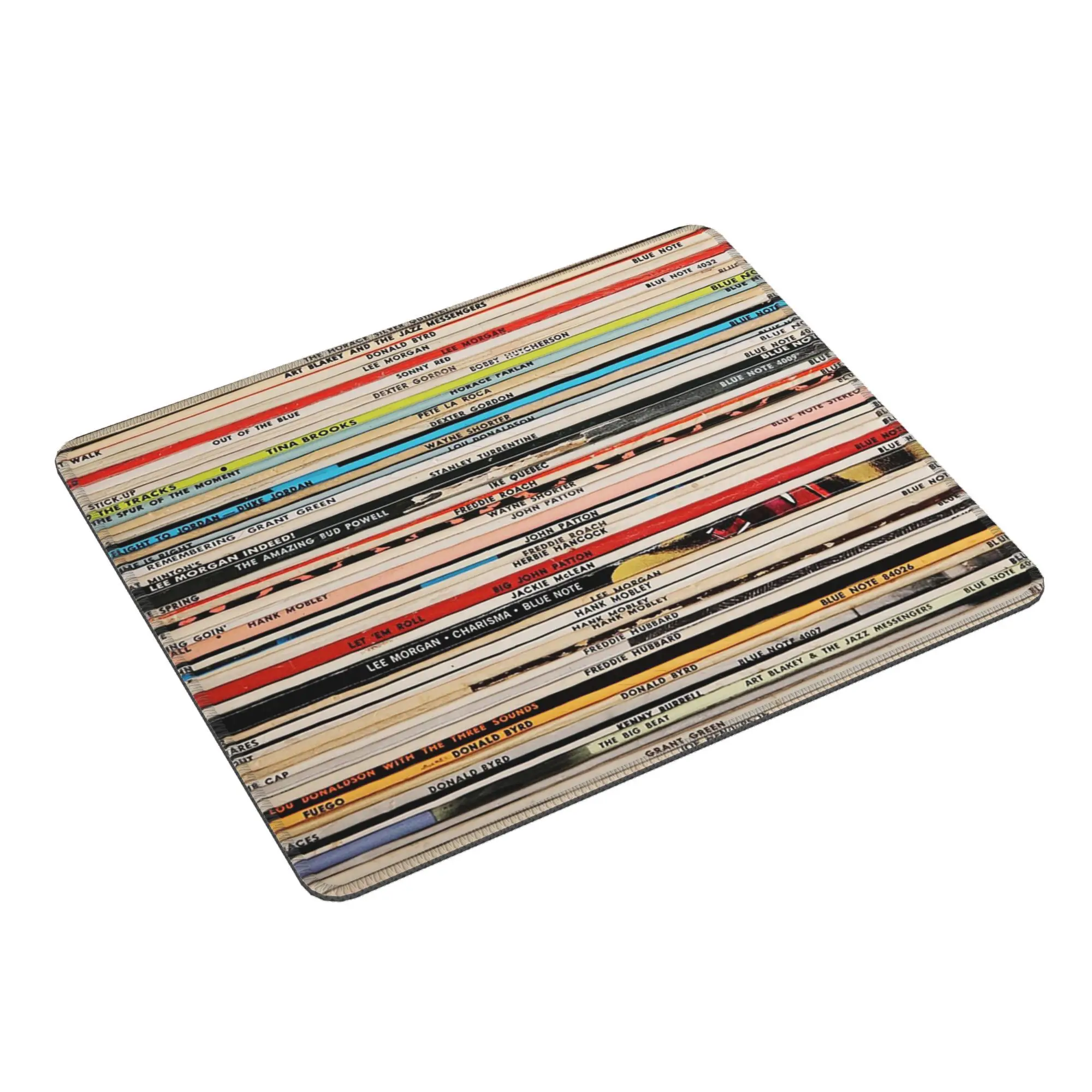 ブルーノートビニールレコードマウスパッドコンピュータキーボードマウスマットゲーマー PC ラップトップデスクマットオフィスアクセサリーテーブルマット