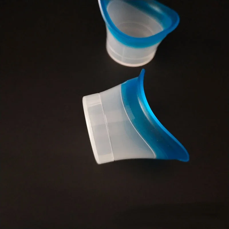 年配の女性男性と子供のための再利用可能なシリコンアイウォッシュカップ、ソフトバスカップ、2個