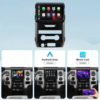 適用於福特F150(2009-2014款)的2GB+32GB安卓13車用收音機音響,支援無線CarPlay和安卓車載系統,9吋觸控螢幕。 6 最佳銷售 福特F150螢幕 - №5