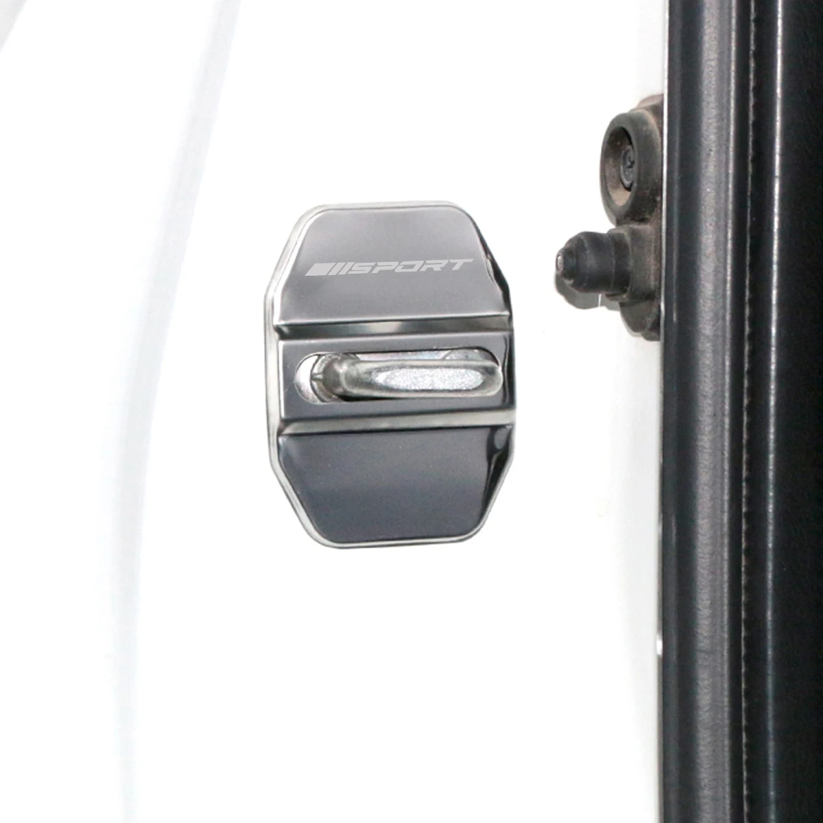 غطاء قفل باب السيارة من الفولاذ المقاوم للصدأ ، شعارات التصفيف ، لدودج رام ، حافظة واقية ، من من من من الفولاذ المقاوم للصدأ ، إكسسوارات السيارات ، 4 * * #6