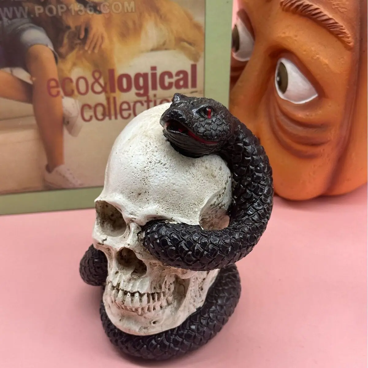 Halloween Skull Ornament Tabletop Atmosphere Horror Ornament Ghost Festival Resin Skull Crafts Holiday Gifts
