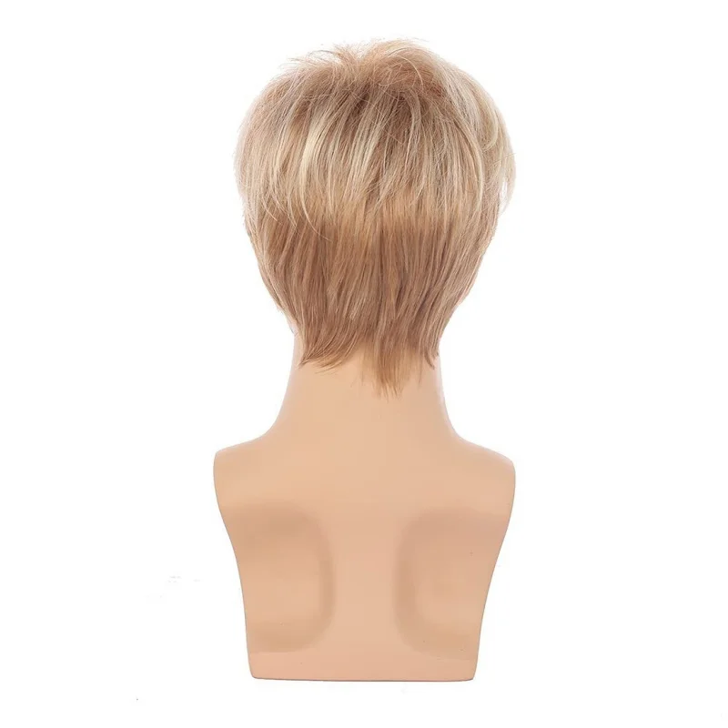 European and American fashion 's , fluffy short hair, machine-made synthetic fiber wigs, men's headgear
