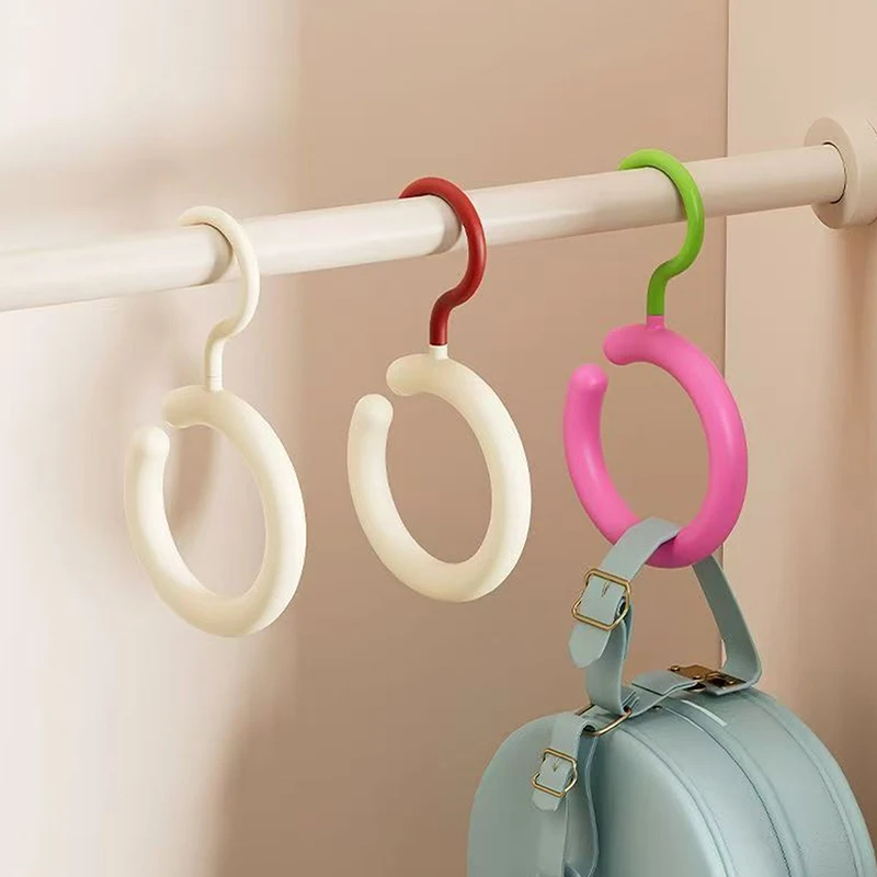 

Dopamine Hook Hanger, Rotatable Scarf And Hat Bag Storage, Scarf Display Rack, Hat And Bag Hanging Rack